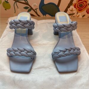 Stylish Blue Braided Women's Heels